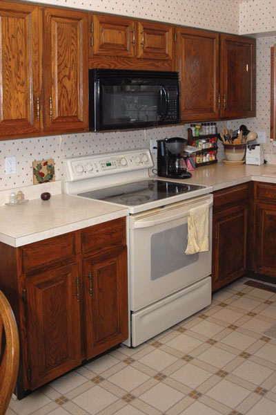 In the bedrooms, the OAK FLOORING was rescued from an old gym and finished with nontoxic oil.
